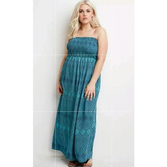 Forever 21 Strapless Summer Tube Dress